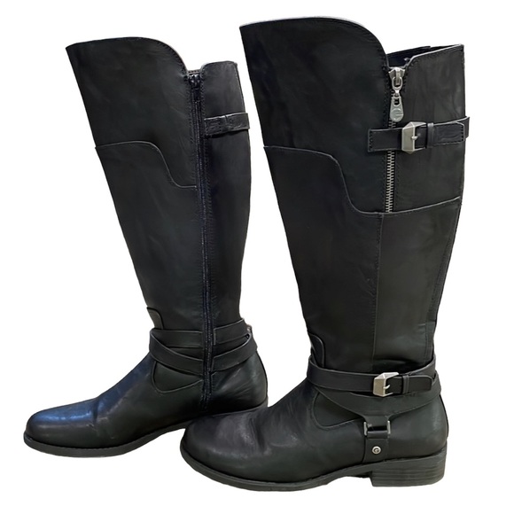 G by Guess Shoes - G By Guess Wide Calf Black Boots